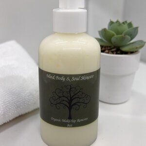 Gentle All-Natural Makeup Remover | Organic Jojoba Oil | 8 oz Pump Bottle